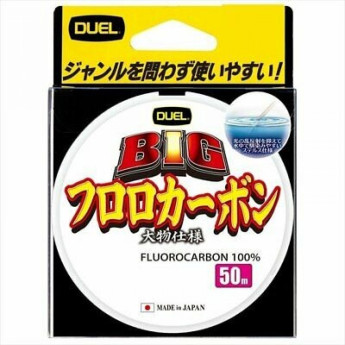 Леска YO-ZURI DUEL BIG FLUOROCARBON 100% 50m #16 25kg (0.660mm)