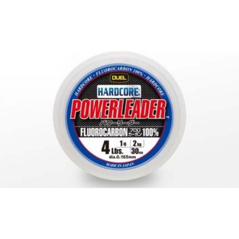 Леска YO-ZURI DUEL HARDCORE POWERLEADER FC FLUOROCARBON100% 50m 80Lbs/36Kg (0.780mm)