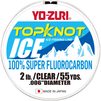 Леска YO-ZURI TOPKNOT ICE FLUORO100% 55YD 5Lbs (0.220mm)