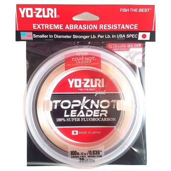 Леска YO-ZURI TOPKNOT LEADER FLUOROCARBON 100%30YDS 40Lbs (0.570mm)