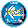Плетеный шнур YO-ZURI DUEL PE HARDCORE X4 PRO 200m Yellow #2,0 13,0Kg (0,24mm) H3870-Y