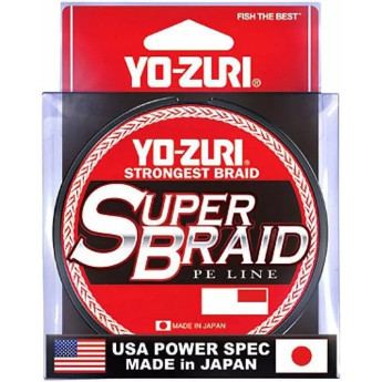 Плетеный шнур YO-ZURI PE SUPERBRAID 150YDS Blue 40Lbs (0.32mm)