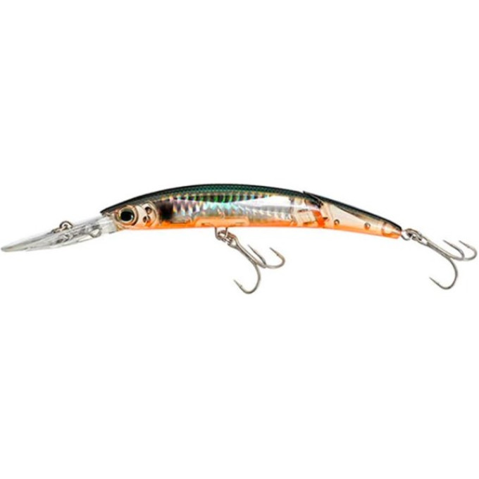 Воблер YO-ZURI CRYSTAL 3D MINNOW DEEP DIVER JOINTED F1155 130F GHGT F1155-GHGT