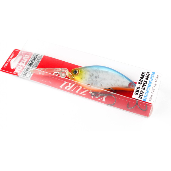 Воблер YO-ZURI DUEL 3DS CRANK DEEP DIVER 0+ 65F F1158 HBSN F1158-HBSN
